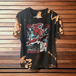 Bleeched Spiderman Throwback Tee